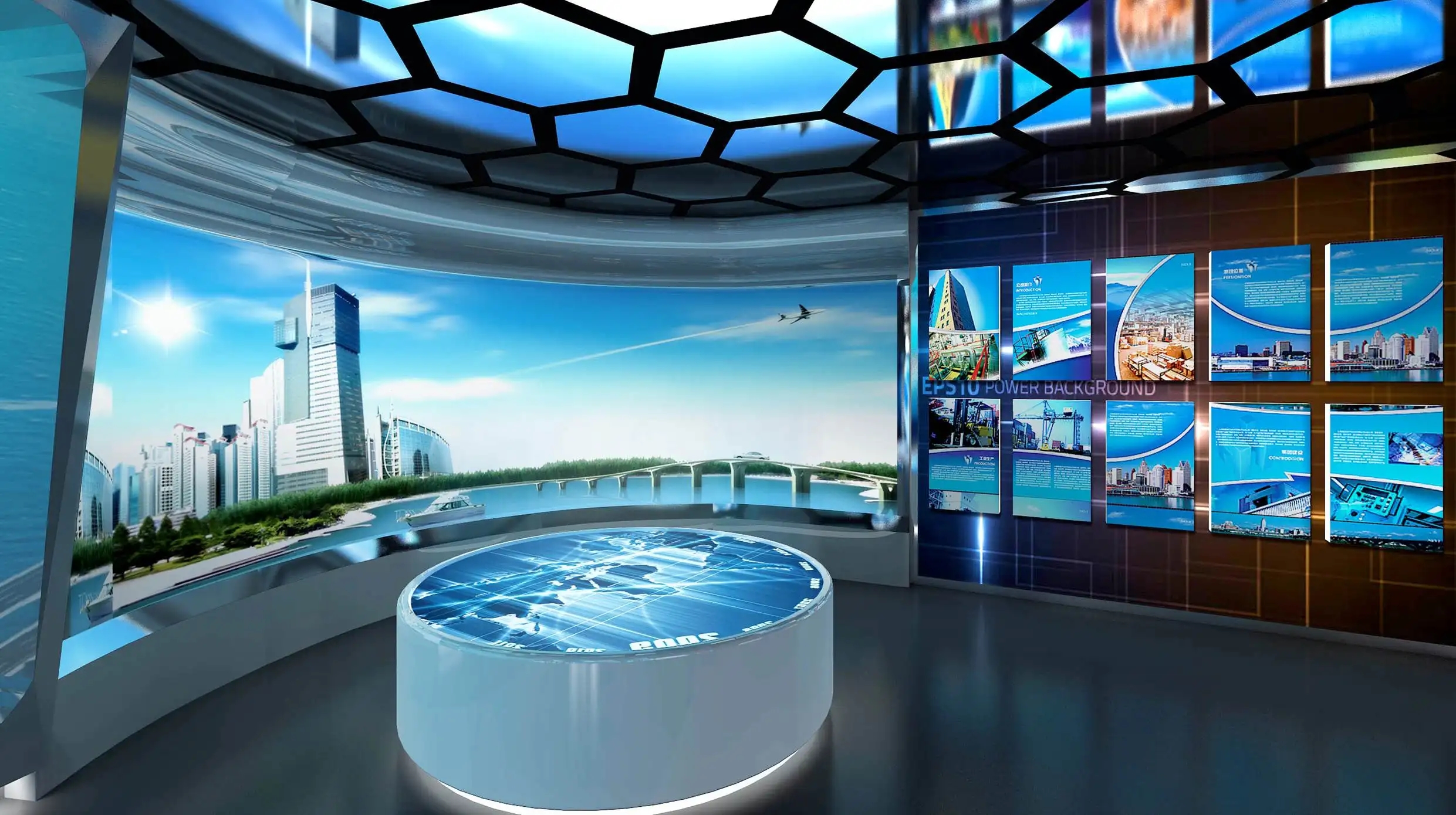 展館設(shè)計(jì) ，展館 ，鑫時(shí)空