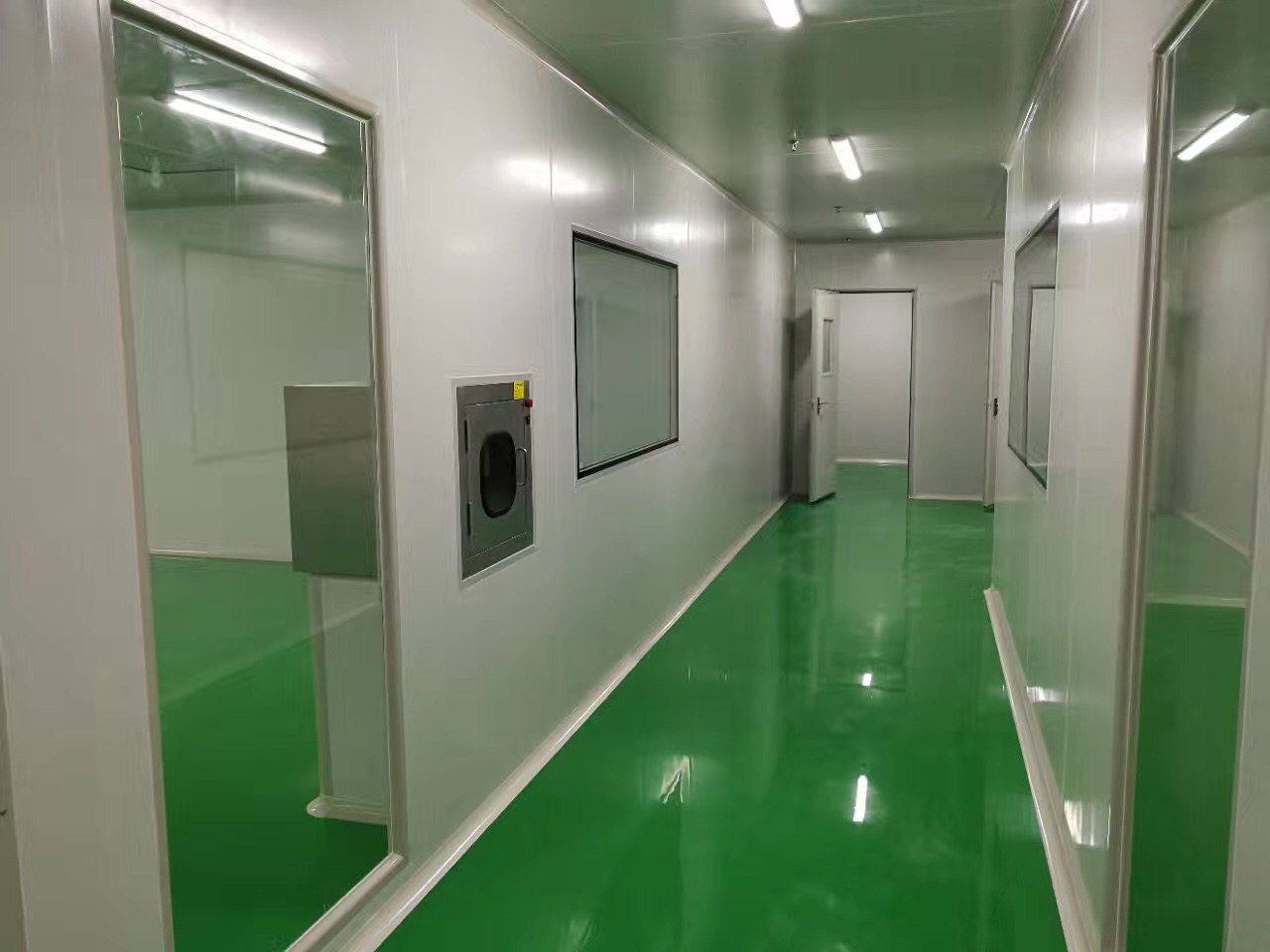 上海松江新橋食品廠潔凈車(chē)間裝修圖片
